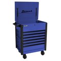 Homak 35 Pro Series 7-Drawer Service Cart Blue BL06035247